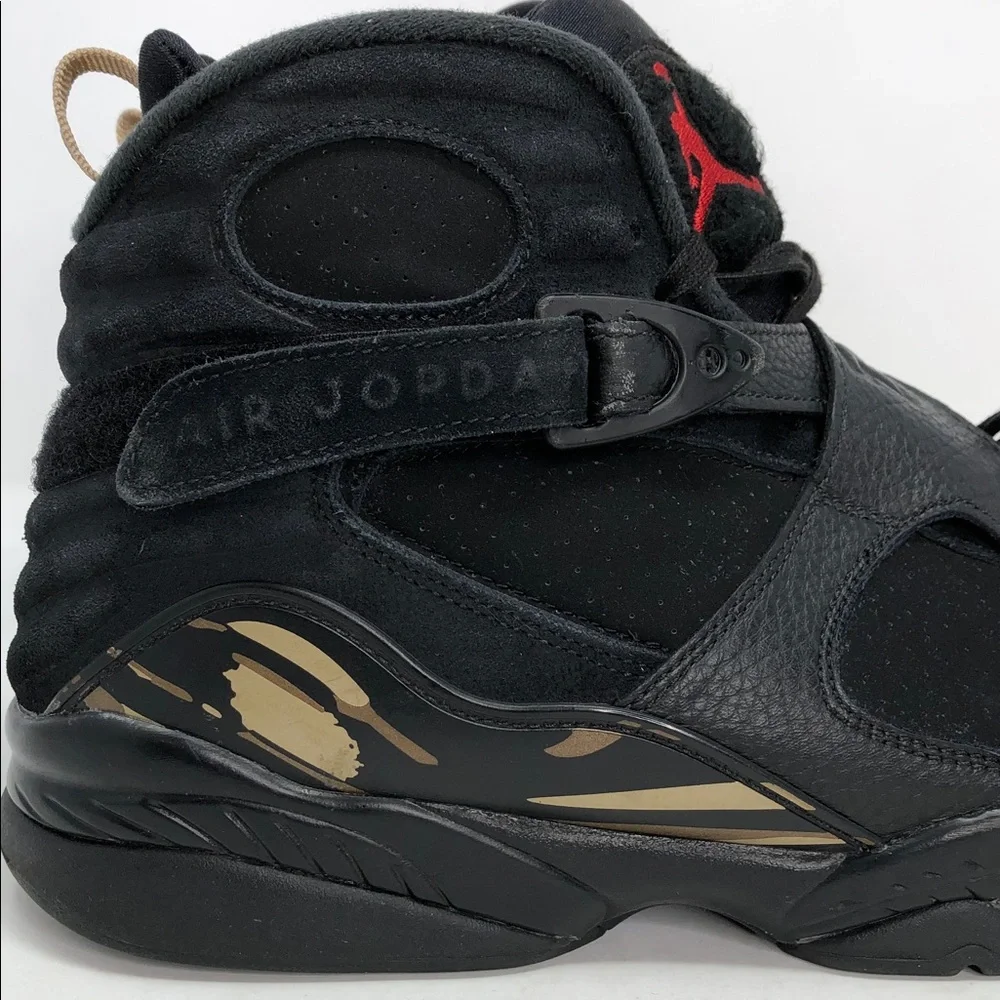 Air Jordan 8 Retro x OVO Black AA1239-045 Authentic Drake Sneakers - Size 14
